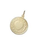 You Are Always in My Heart on Disc, 14K Gold Charm