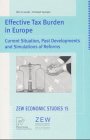 Review Physica-Verlag Heidelberg  / Effective Tax Burden in Europe: Current Situation, Past Developments and Simulations of Reforms (ZEW Economic Studies)