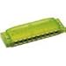 Clearly Colorful Translucent Harmonica, Green
