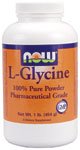 L-Glycine Powder by NOW Foods - Mental Fitness (1000 mg - 1 lbs Powder)
