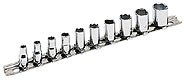 Armstrong 15-245 10pc 6pt 1/4 Drive Fractional Socket Set