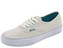 Vans Authentic | Skate Shoes (Pincheck Lining) White Swan/Scuba