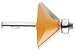 CMT 836.920.11 Chamfer Router Bit 1/2-Inch Shank, 1-3/4-Inch Cutting Diameter, 23/32-Inch Cutting Length, 45 Degree Cutting Angle