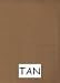 9 FT DECORATIVE FABRIC CORD COVER - TAN