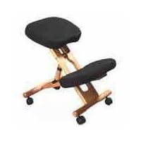 Wood Accent Ergonomic Office Posture Kneeling Chair
