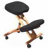 Wood Accent Ergonomic Office Posture Kneeling Chair
