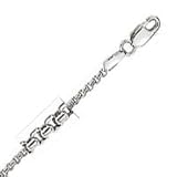 14k White Gold Round 16 Inch X 1.4 mm Box Chain Necklace