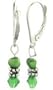 Forest: Green Cultured Pearl and Bead Earrings