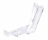 Amsino International Incorporated AS032 AMSmooth Polystyrene Self-Locking Disposable Vaginal Speculum - Sold by the Case