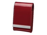 Sony LCS-THM/RI Genuine Leather Soft Carrying Case for Sony T300, T70, and T2 Digital Cameras (Red)