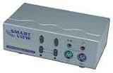 QVS PS/2 2Port KVM with Audio Premium Autoswitch with Combo Cable
