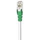 Cat6 (UTP) Crossover Kabel - 2 x RJ-45. Vergossen. 5.0 m. Grau/Grün