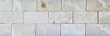 4x4 Sample of 2x4 White Onyx Subway Polished Tiles on 12x12 sheet
