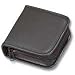 Leatherette Wallet For 3 1/2 Diskettes, 10 Capacity, Black