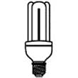 2 Pack of SW175 CFL 45W MINI-SPIRAL BULB