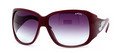 DIESEL Sunglasses 0080 S 0COI (MO) Burgundy Opal (Gray Grad Aqua)
