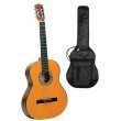 Sunlite GCN-1600G-LH (Left Handed) Full Size Classical Acoustic Guitar - Natural w/ Gig Bag