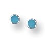 Boma Round Turquoise Post Earrings