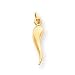 14k Italian Horn Charm