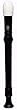 Angel One-Piece C-Soprano Recorder (Black)