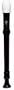 Angel One-Piece C-Soprano Recorder (Black)
