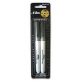 Delkin eFilm CD/DVD Marker - CD/DVD labeling pen - black, blue, purple, red, green, pink (pack of 6 )