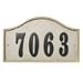 Qualarc RIG-4913 Ridgestone Serpentine Address Plaque System, Sandstone