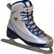 Riedell 625 Ladies Soft Boot Ice Skates - GR4 Blade - Size 7 - Black / Grey
