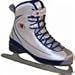 Riedell 625 Ladies Soft Boot Ice Skates - GR4 Blade - Size 8 - White / Blue