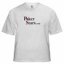 Poker Stars T-Shirt (White) Size XL - PokerStars