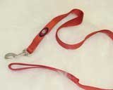 Nylon Lead With Swivel Snap, 1" x 6' Redbrick