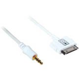 4ft iPod Compatible 3.5mm Dock to Connector Audio Cable