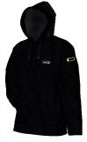MAD HOODED FLEECE PULLOVER SCHWARZ