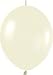 Mayflower Balloons 30624 6 Inch Link-O-Loon Pearl Ivory Latex Pack Of 100