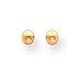 14k 3mm Ball Screw-Backback Childrens Earrings