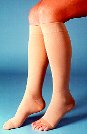Calf Length Anti-Embolism Stockings (Ted's) - Closed toe, Large - White
