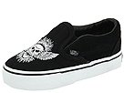 Vans Kids Classic Slip-On (Infant Toddler) | Kids Shoes (Skullaxy) Black White
