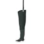 Hodgman Bantam Weight 2-ply Nylon / Rubber Hip Waders w/ Felt Soles Green, 10