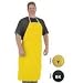 San Jamar 615NBA Neo-Flex Bib Apron, 43" Length x 29" Width, Black