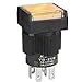 YB16WSKG01-5F24-JF, Switch Push Button ON ON SPDT Square Button 0.1A 28VAC 28VDC 0.4VA Alternate Contact Quick Connect/Solder Lug Panel Mount