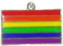 Rainbow Pride Square Charm