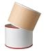 Baby : Raffia with White Trim Classic Drum Shade