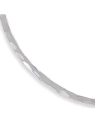 Sterling Silver 3.5mm Hammered Neck Collar QG1740"