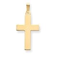 14K Cross Charm - Measures 18.4x38mm