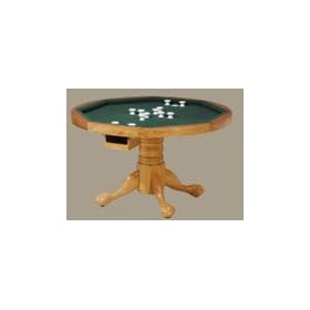 3 In 1 Dining Table Bumper Pool And Poker-Oak