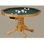 3 In 1 Dining Table Bumper Pool And Poker-Oak