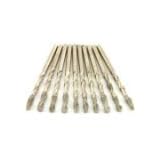 SE 10PC 1/8" H S S Drills Bits, Diamond Coated.