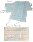 Co - E1, Disposable Hypoallergenic Face Mask with Earloop and Noseguard, Cellulose Fiber, 3-Ply, 50 Count