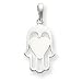 Sterling Silver Chamseh/Hamsa Pendant