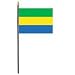 Gabon Miniature Flag